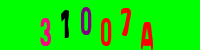 Blue Captcha Image