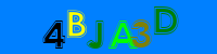 Blue Captcha Image