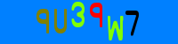 Blue Captcha Image