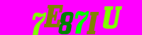 Blue Captcha Image