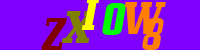 Blue Captcha Image