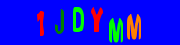 Blue Captcha Image