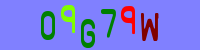 Blue Captcha Image