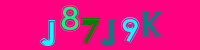 Blue Captcha Image