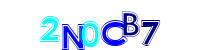 Blue Captcha Image