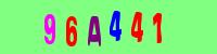 Blue Captcha Image