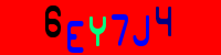 Blue Captcha Image