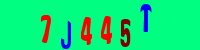Blue Captcha Image
