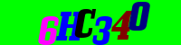 Blue Captcha Image