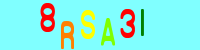 Blue Captcha Image