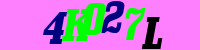 Blue Captcha Image