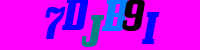 Blue Captcha Image