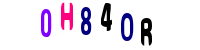 Blue Captcha Image