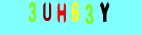 Blue Captcha Image
