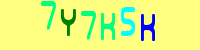 Blue Captcha Image