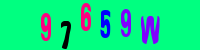 Blue Captcha Image