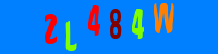 Blue Captcha Image