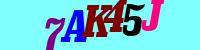 Blue Captcha Image
