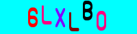 Blue Captcha Image