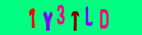 Blue Captcha Image