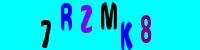 Blue Captcha Image
