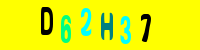 Blue Captcha Image