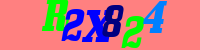Blue Captcha Image