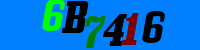 Blue Captcha Image