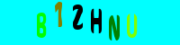 Blue Captcha Image