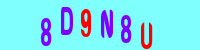 Blue Captcha Image