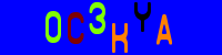 Blue Captcha Image