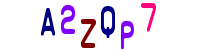 Blue Captcha Image