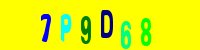 Blue Captcha Image