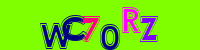 Blue Captcha Image