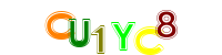 Blue Captcha Image