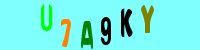 Blue Captcha Image