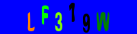 Blue Captcha Image