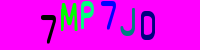 Blue Captcha Image