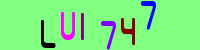 Blue Captcha Image