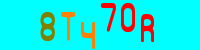 Blue Captcha Image