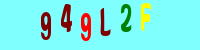 Blue Captcha Image