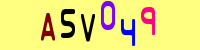 Blue Captcha Image