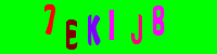 Blue Captcha Image
