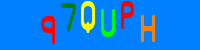Blue Captcha Image