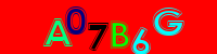 Blue Captcha Image