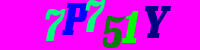 Blue Captcha Image