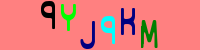 Blue Captcha Image