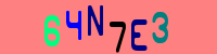Blue Captcha Image