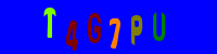 Blue Captcha Image