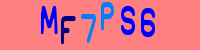 Blue Captcha Image